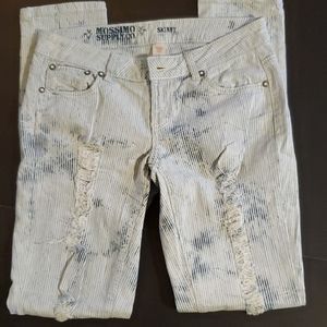 Distressed Striped Mossimo Skinny Jeans - 9